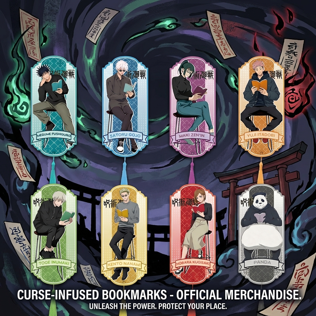 Anime Merchandise Gift - Jujutsu Kaisen Anime Acrylic Tassel Bookmark