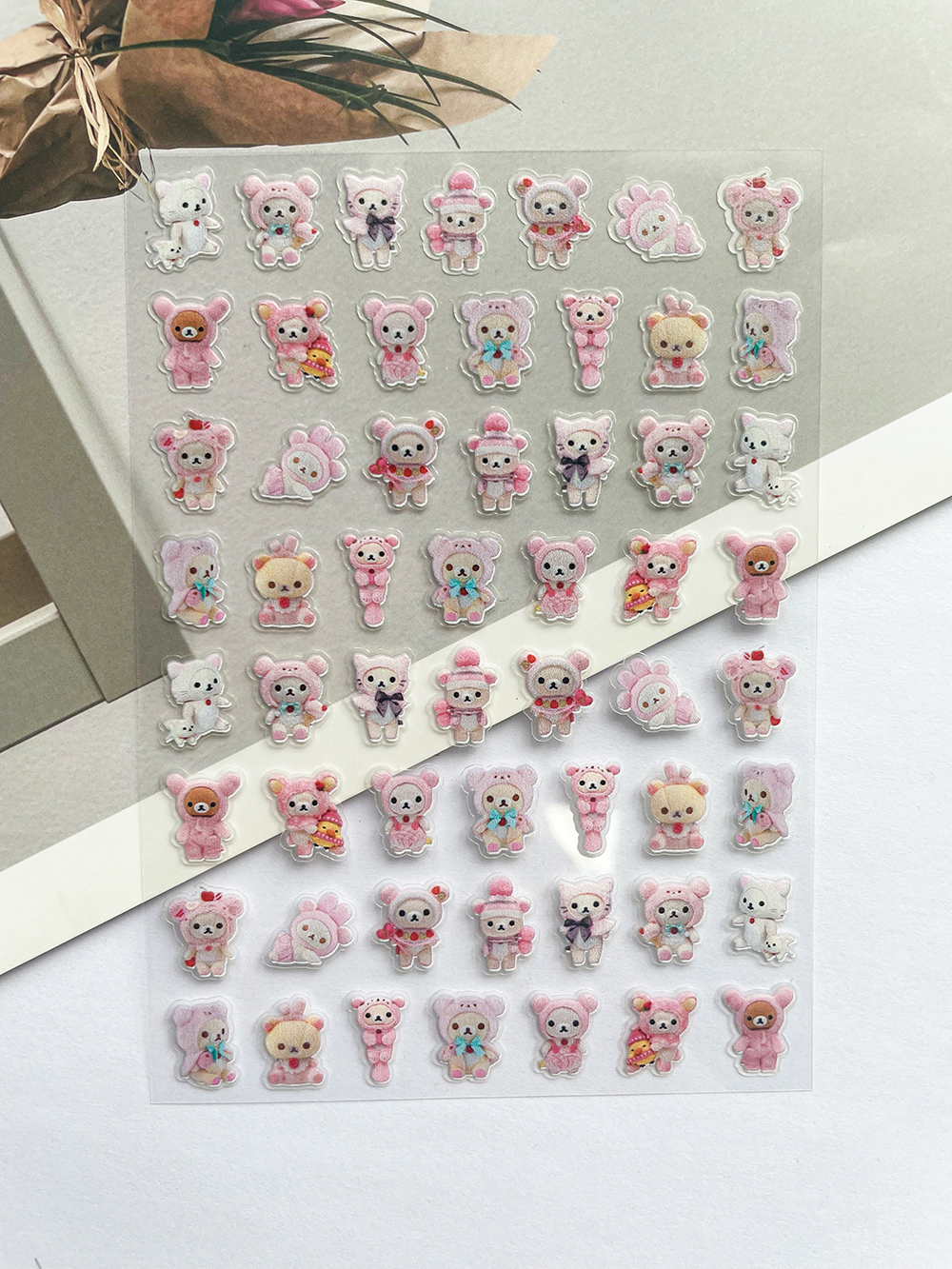 Anime Poster Print - Mini Kawaii Rilakkuma Pvc Poster Goods