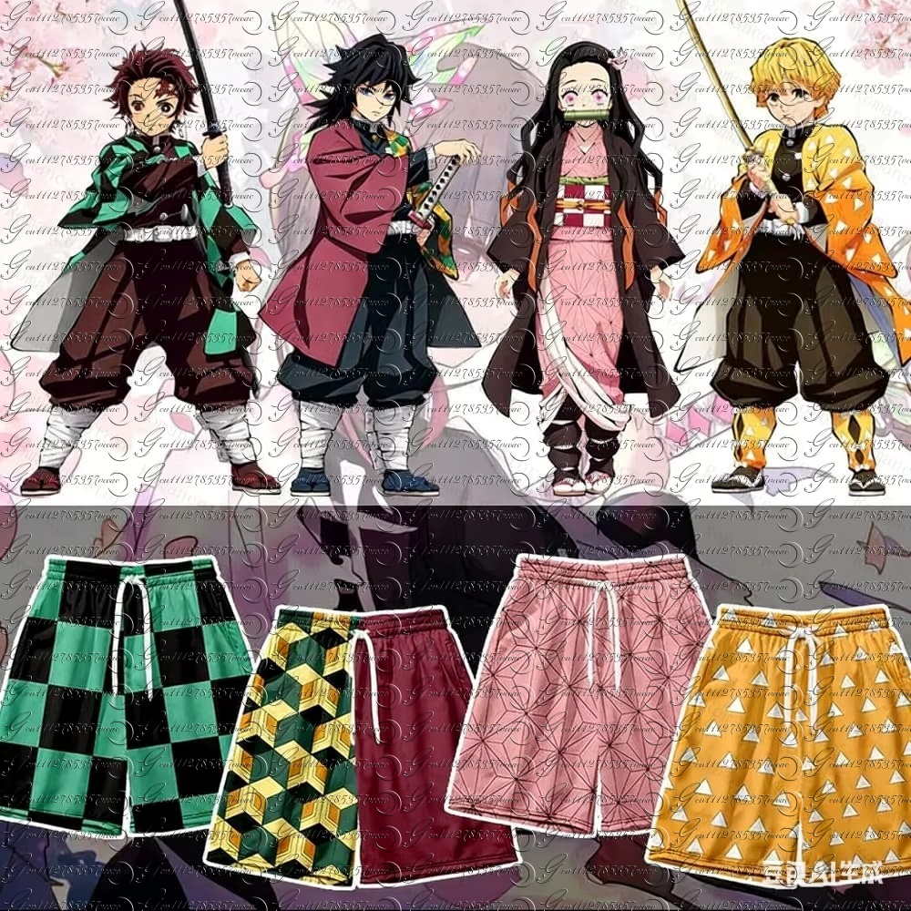 2026 New Demon Slayer Shorts f - Anime Merchandise For Men 리뷰 및 가격