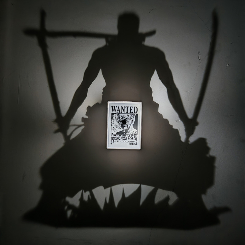 New Zoro Wall Lamp Figure Toy  - Zoro Anime Merchandise 리뷰 및 가격