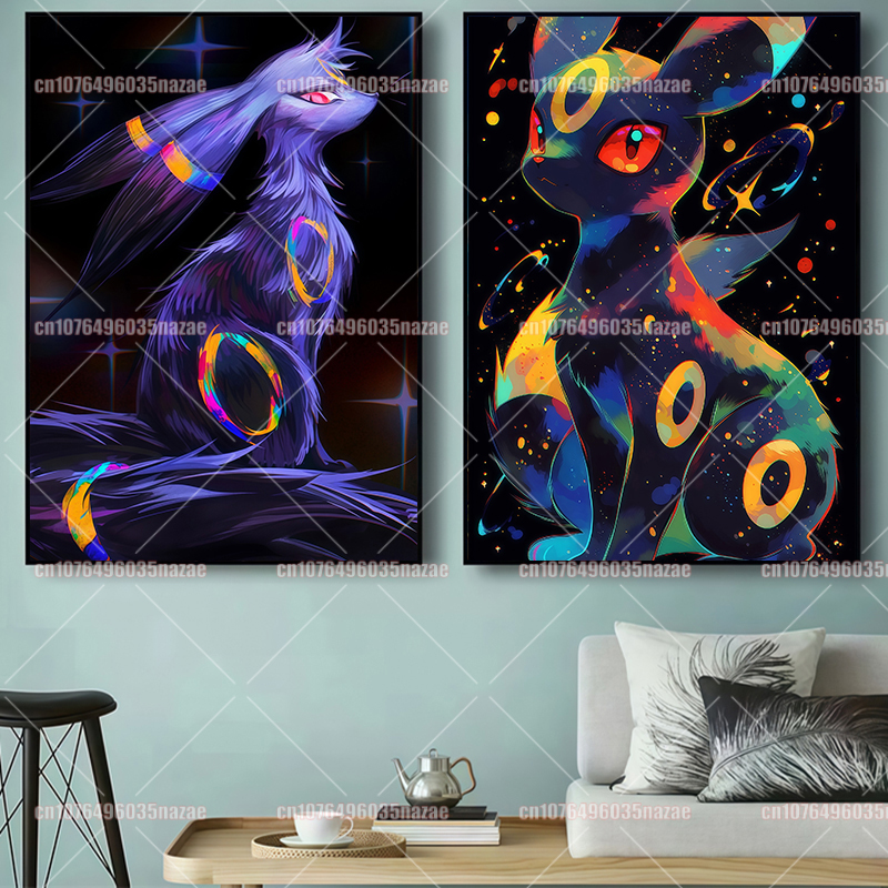 Anime Pokemon Canvas Painting  - Anime Poster Print 리뷰 및 가격