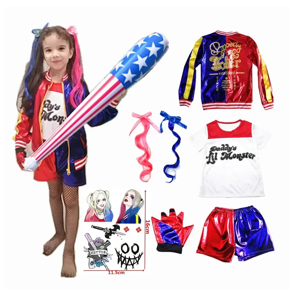 Costumes de cosplay Harley Qui - Anime Merchandise For Women 리뷰 및 가격
