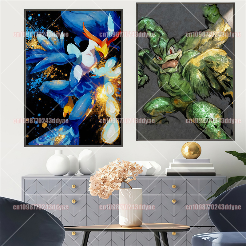 Classic Retro Pokemon Anime Co - Anime Poster Print 리뷰 및 가격