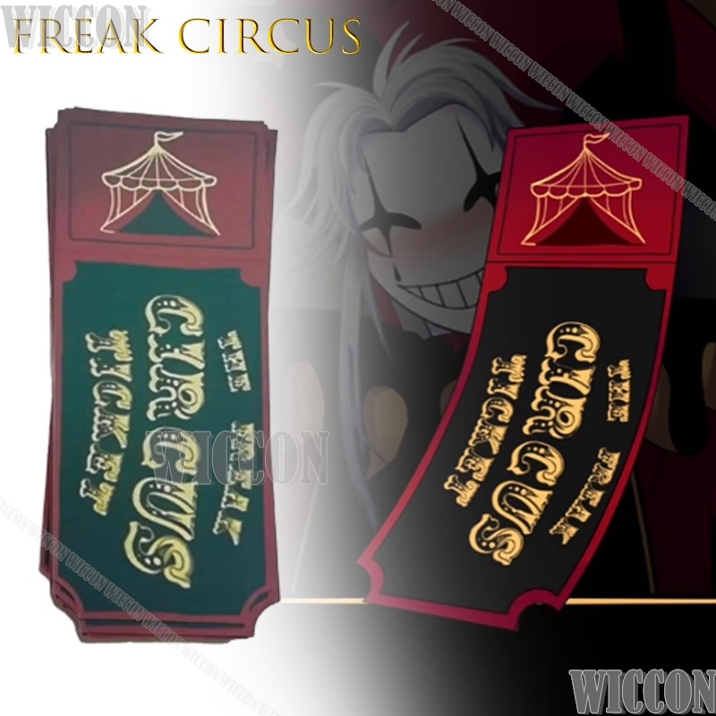 Freak Circus Ticket Card Red G - Anime Merchandise For Women 리뷰 및 가격