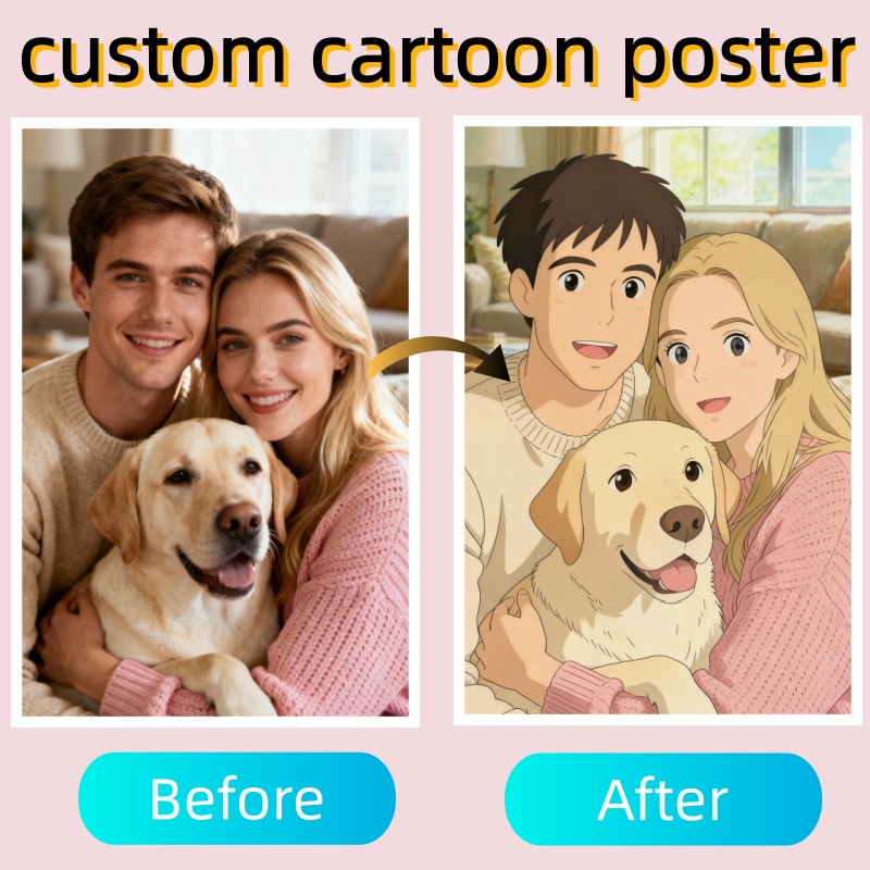 Custom Japanese Anime-Style Ch - Anime Poster Print 리뷰 및 가격
