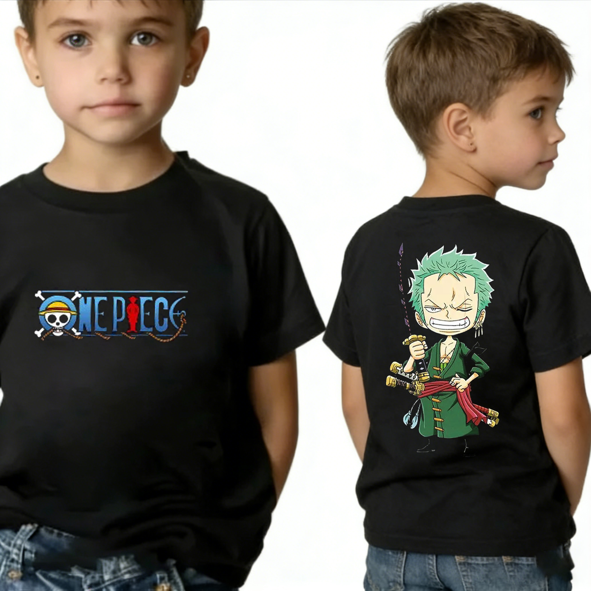 One Piece Boy's Girl's T Shirt - Zoro Anime Merchandise 리뷰 및 가격