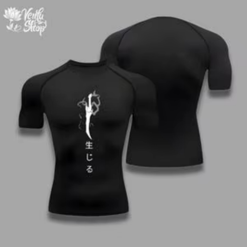 Jin Woo Compression Shirt Comp - Anime Merchandise Solo Leveling 리뷰 및 가격