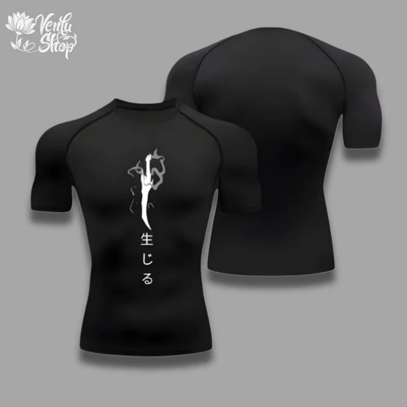 Jin Woo Compression Shirt Comp - Anime Merchandise Solo Leveling 리뷰 및 가격