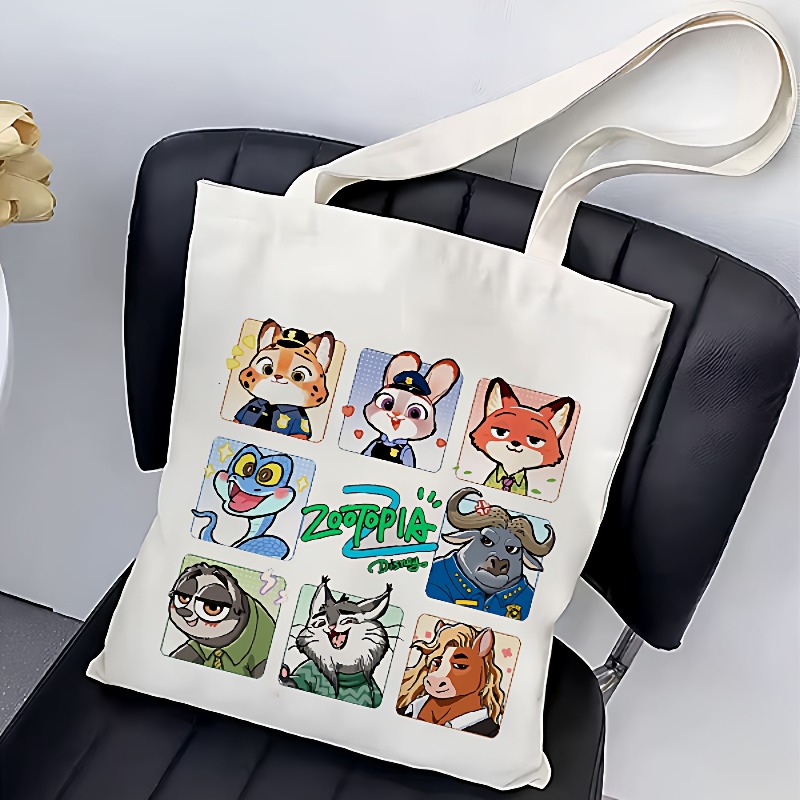 Zootopia cartoon canvas bag, J - Anime Kingdom Merchandise 리뷰 및 가격