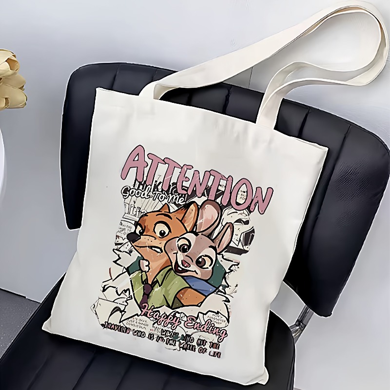 Zootopia cartoon canvas bag, J - Anime Kingdom Merchandise 리뷰 및 가격
