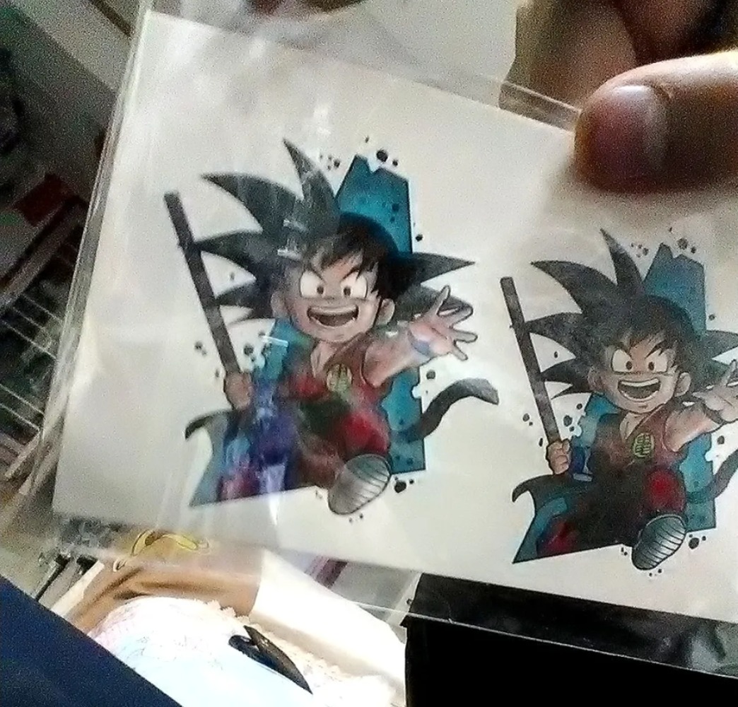 Dragon Ball tattoo stickers -  - Anime Poster Print 리뷰 및 가격