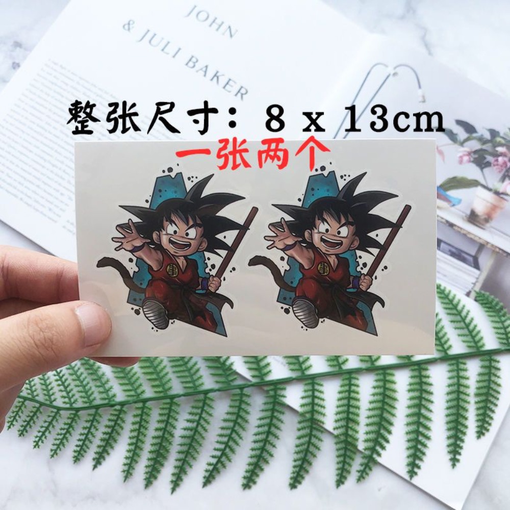 Dragon Ball tattoo stickers -  - Anime Poster Print 리뷰 및 가격